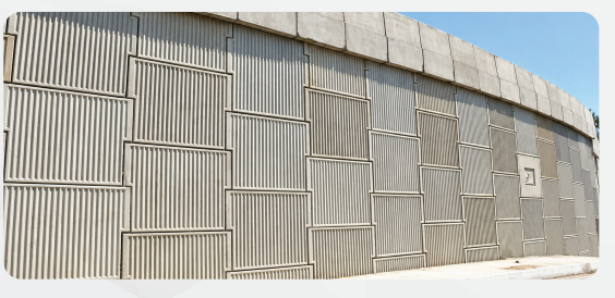 Completed re wall mould panel pattern